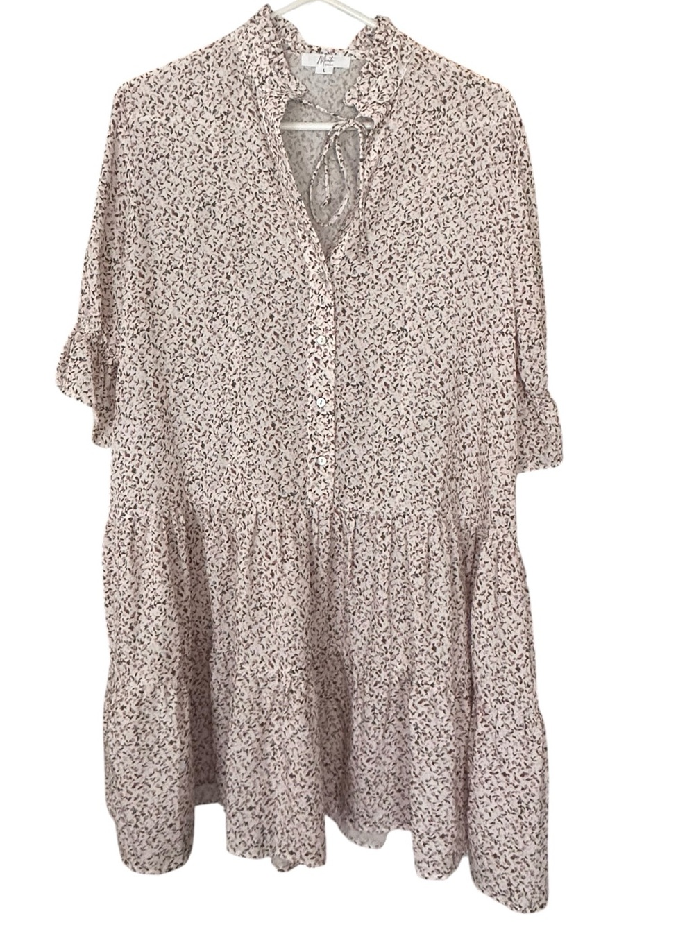 Monte Floral Tiered Mini Dress‎ Size Large 📦